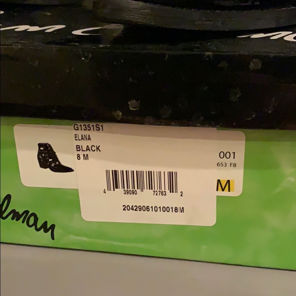 Sam Edelman Elana Cut-Out Studded Black Bootie - Picture 4 of 6